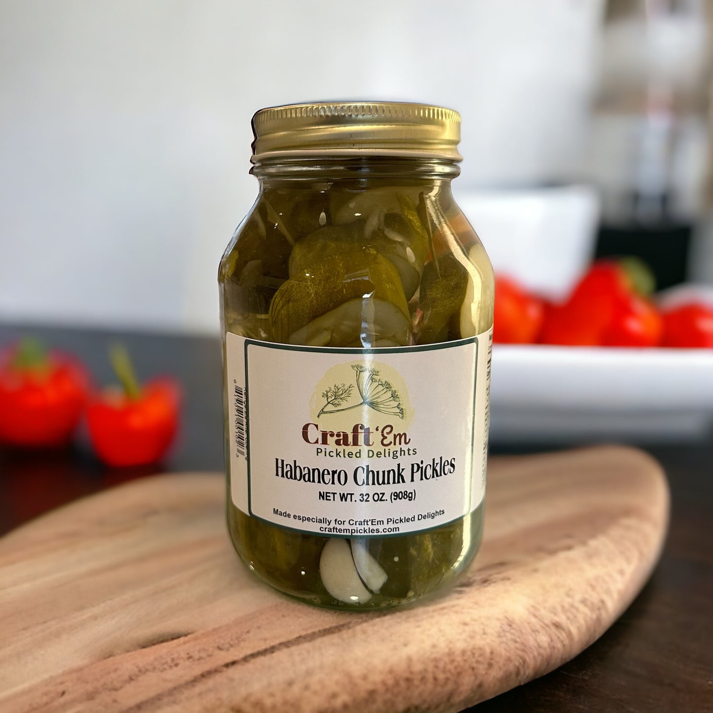 Habanero Pickle Chunks