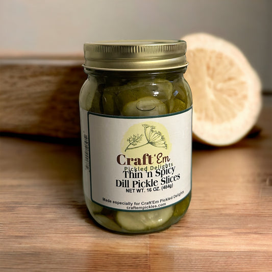 Thin 'n Spicy Dill Pickle Slices